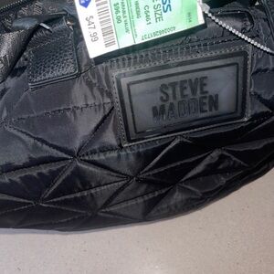 Steve Madden Black Quilted Bag